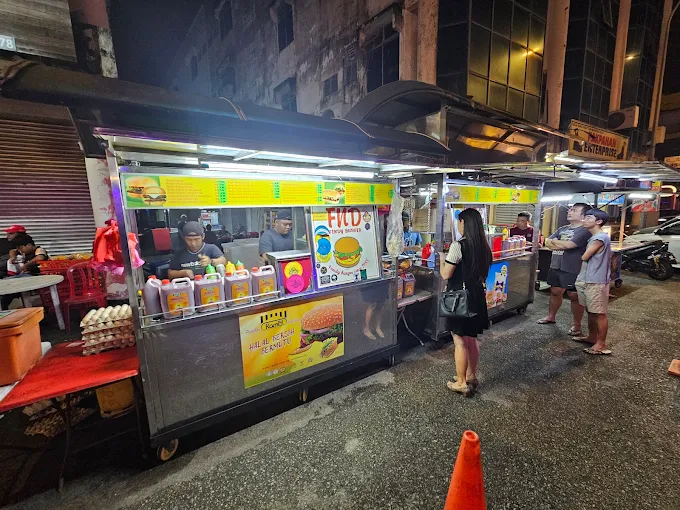 Fendys Burger Stall - 15 Kedai Makan Malam Kluang | Alamat, Harga & Hidangan Istimewa Fendy's Burger Stall