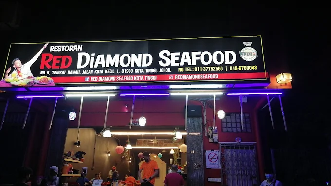 Red Diamond Seafood - 15 Kedai Makan Malam Kota Tinggi | Alamat, Harga & Hidangan Istimewa Red Diamond Seafood