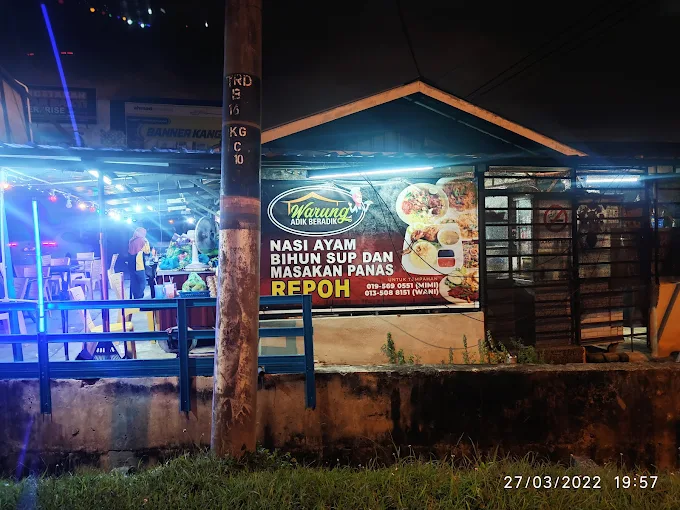 Nasi Ayam Repoh - 15 Kedai Makan Malam Beseri | Alamat, Harga & Hidangan Istimewa Nasi Ayam Repoh