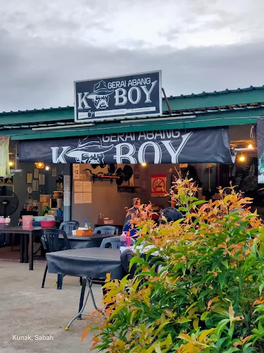 Gerai Abang Koboy Kunak - 14 Tempat Makan Tengahari Kunak Murah dan Berbaloi Gerai Abang Koboy Kunak