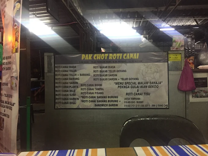 Pak Chot Roti Canai Sempoi - 14 Cadangan Tempat Sarapan Pagi Arau Dengan Harga Berpatutan Pak Chot Roti Canai Sempoi