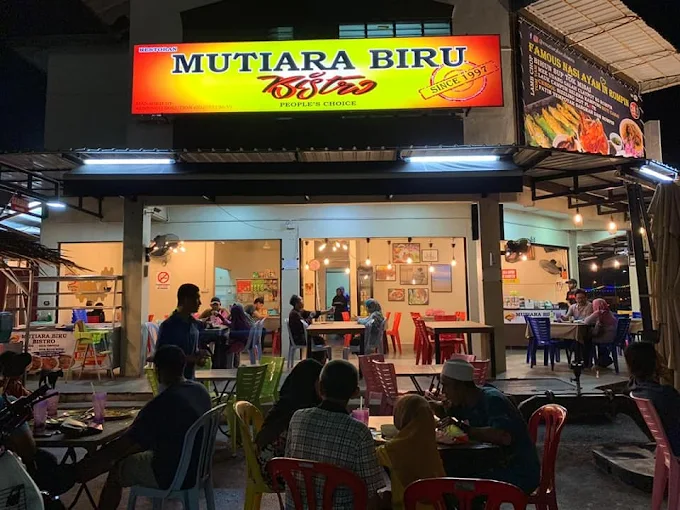 Mutiara Biru Bistro - 20 Kedai Sarapan Pagi di Endau Patut Singgah! Mutiara Biru Bistro