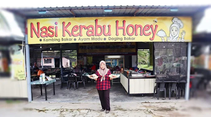 Nasi Kerabu Honey - 20 Kedai Sarapan Pagi di Endau Patut Singgah! Nasi Kerabu Honey