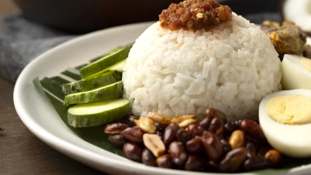 Nasi Lemak Hadapan 7E Endau - 20 Kedai Sarapan Pagi di Endau Patut Singgah! Nasi Lemak Hadapan 7E Endau