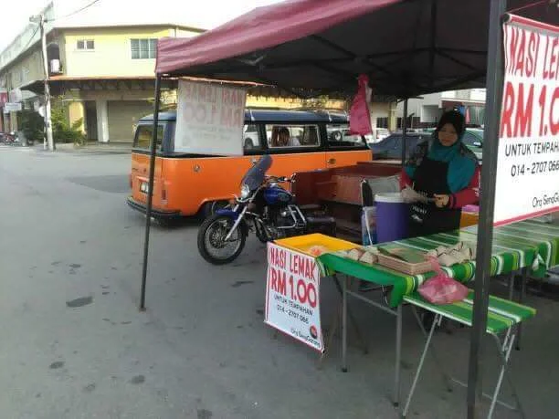 Nasi Lemak RM1 - 17 Kedai Sarapan Pagi di Senggarang Wajib Try! Nasi Lemak RM1