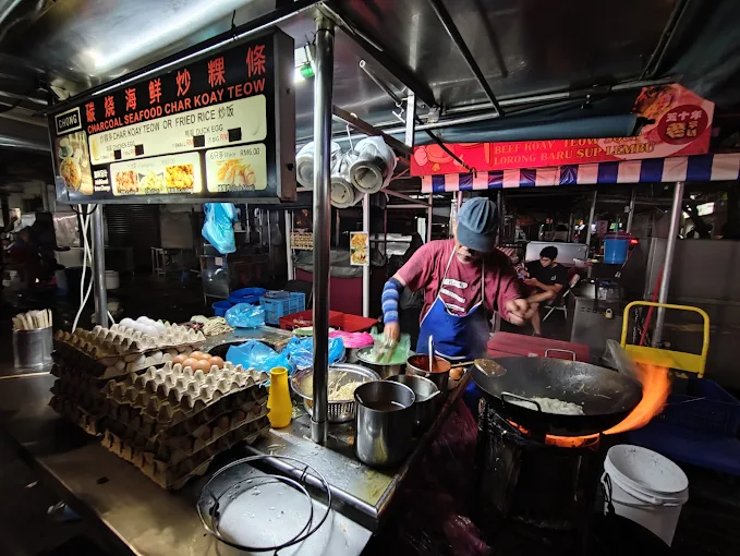 Siam Road Char Koay Teow - 26 Kedai Makan Malam di George Town Wajib Cuba Siam Road Char Koay Teow - 26 Kedai Makan Malam di George Town Wajib Cuba