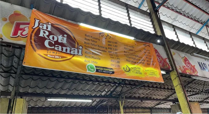 Jai Roti Canai Sempoi - 15 Kedai Sarapan Pagi Mengkuang | Alamat, Harga & Hidangan Istimewa Jai Roti Canai Sempoi