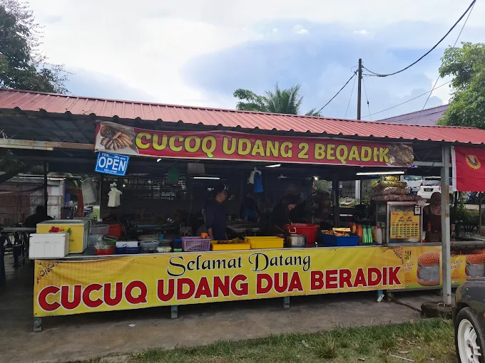 Cucur Udang Dua Beqadik - 10 Kedai Makan Malam Pokok Sena | Alamat, Harga & Hidangan Istimewa Cucur Udang Dua Beqadik