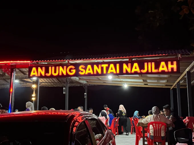 Anjung Santai Najilah - 14 Kedai Makan Malam Senggarang | Alamat, Harga & Hidangan Istimewa Anjung Santai Najilah