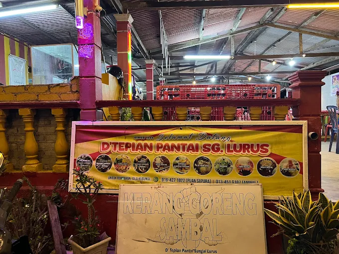 DTepian Pantai Sungai Lurus - 14 Kedai Makan Malam Senggarang | Alamat, Harga & Hidangan Istimewa D'Tepian Pantai Sungai Lurus