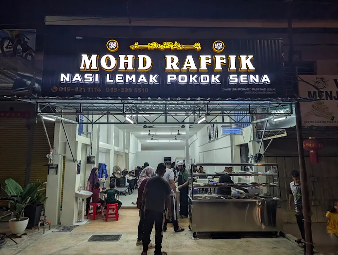 Mohd Rafik Nasi Lemak Pokok Sena - 14 Kedai Sarapan Pagi Pokok Sena | Alamat, Harga & Hidangan Istimewa Mohd Rafik Nasi Lemak Pokok Sena
