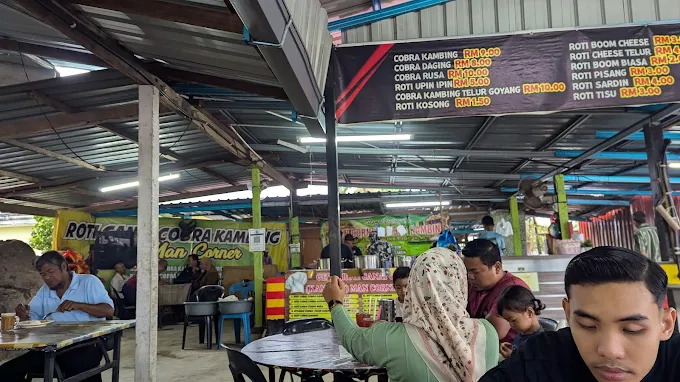 Roti Canai Cobra Kambing Mancorner - 14 Kedai Makan Tengahari Kuala Pegang | Alamat, Harga & Hidangan Istimewa Roti Canai Cobra Kambing Mancorner