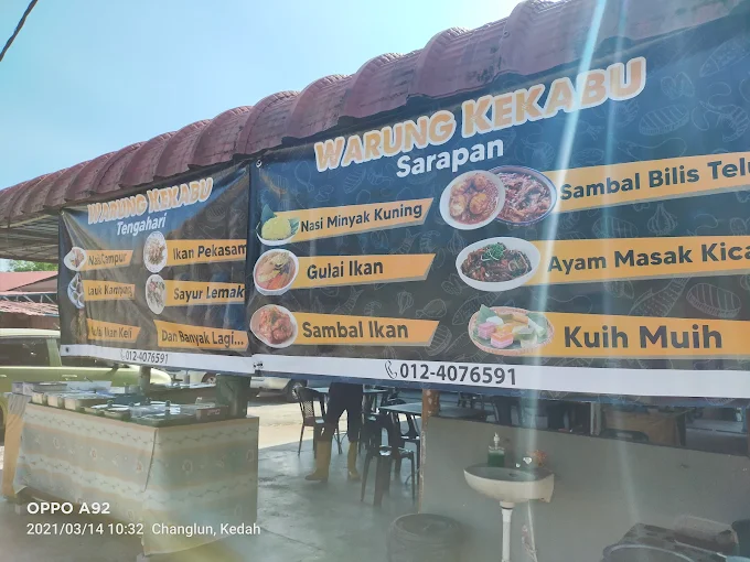 Warung Kekabu - 13 Kedai Sarapan Pagi Changlun | Alamat, Harga & Hidangan Istimewa Warung Kekabu