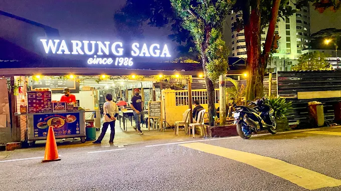 Warung Saga - 13 Lokasi Nasi Lemak Johor Bahru Wajib Singgah Warung Saga