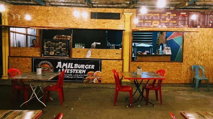 Amilburger Western - 10 Lokasi Makan Tengahari Ajil Popular Dengan Pilihan Lauk Tempatan Menarik Amilburger & Western