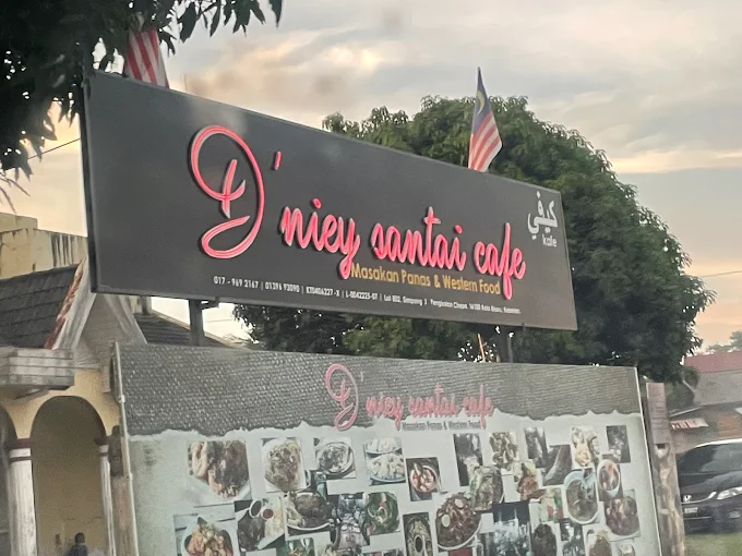 Dniey Santai Cafe - 15 Destinasi Makan Malam Pengkalan Chepa Terkenal Dengan Sajian Malam Beraroma dan Menggamit Selera D'niey Santai Cafe