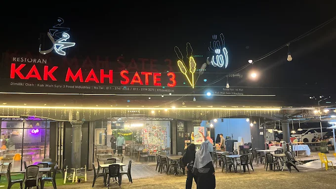 Kak Mah Sate 3 - 15 Kedai Makan Malam Machang Terkenal Dengan Sajian Malam Beraroma dan Penuh Cita Rasa Kak Mah Sate 3